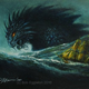 Illustration for article titled Godzilla Battles Sea Monsters And Dragons, For The Sake Of Art
